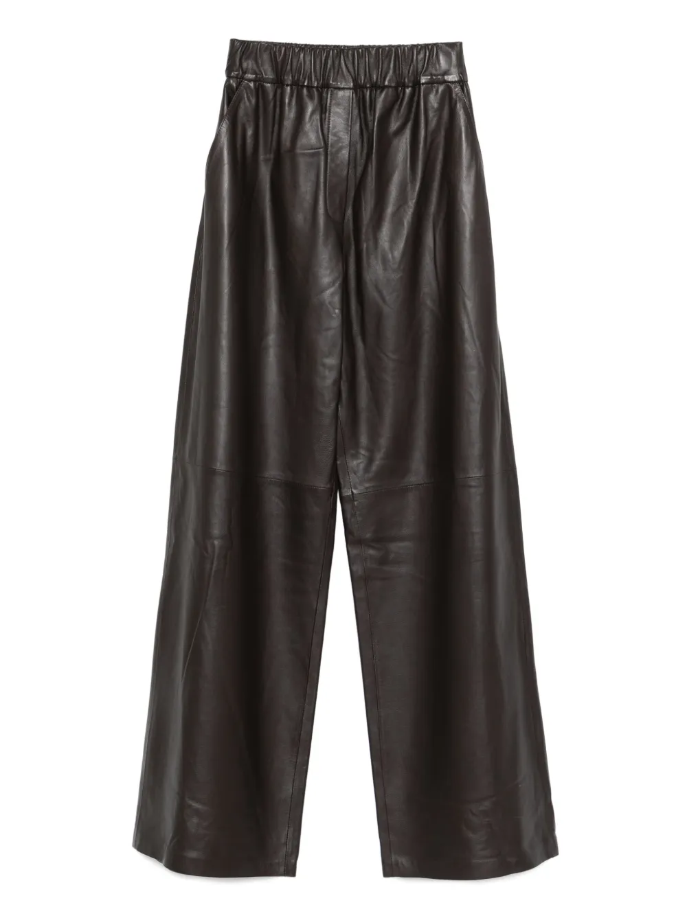 

Кожаные брюки Solia с эластичным поясом Arma, коричневый