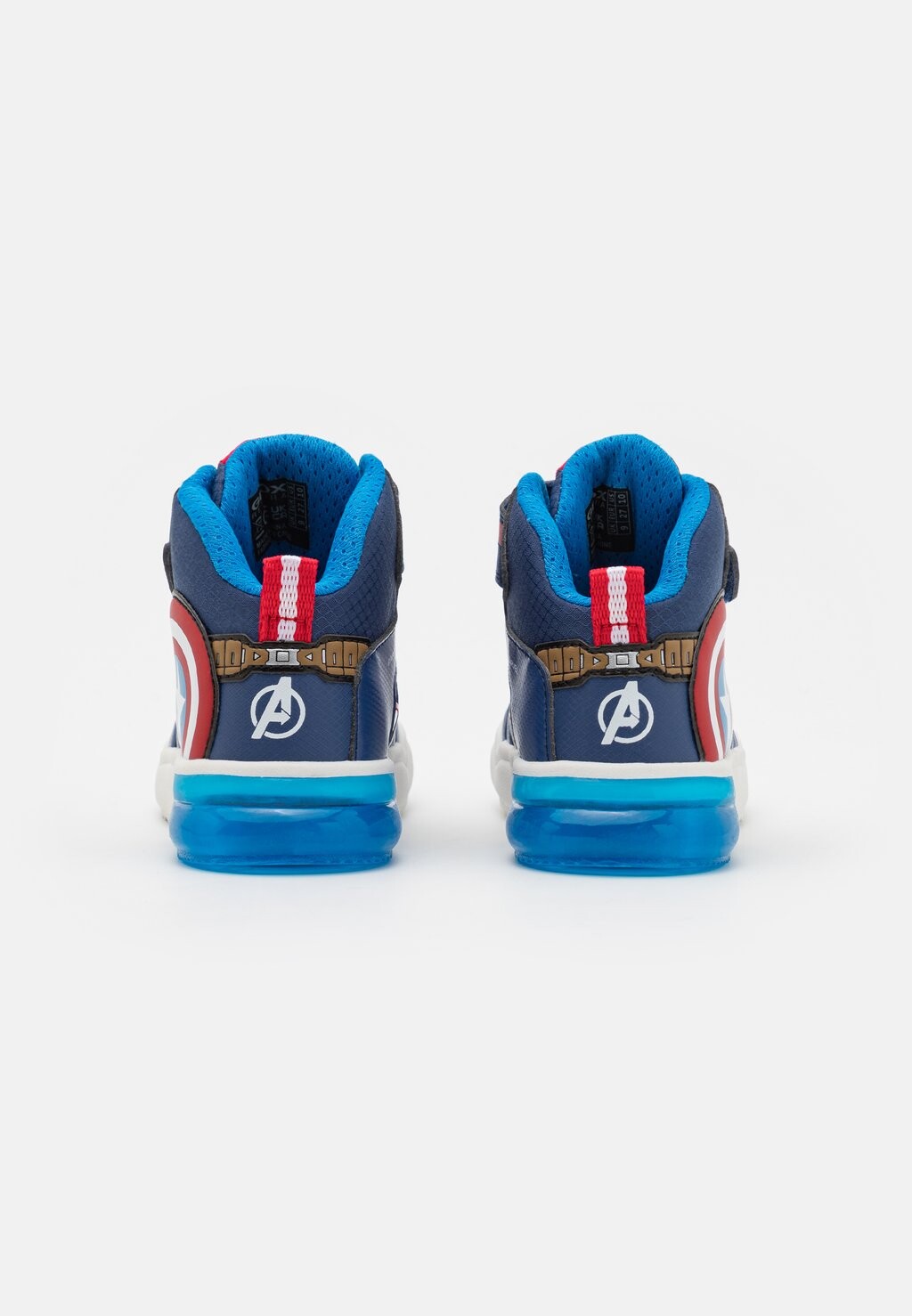 Высокие кроссовки MARVEL AVENGERS CAPTAIN AMERICA LIGHT UP GRAYJAY BOY Geox, цвет navy/red — фото 3