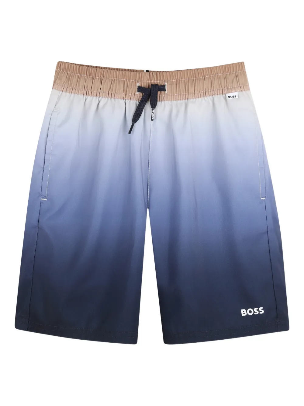 

Шорты в рубчик Boss Kidswear, синий