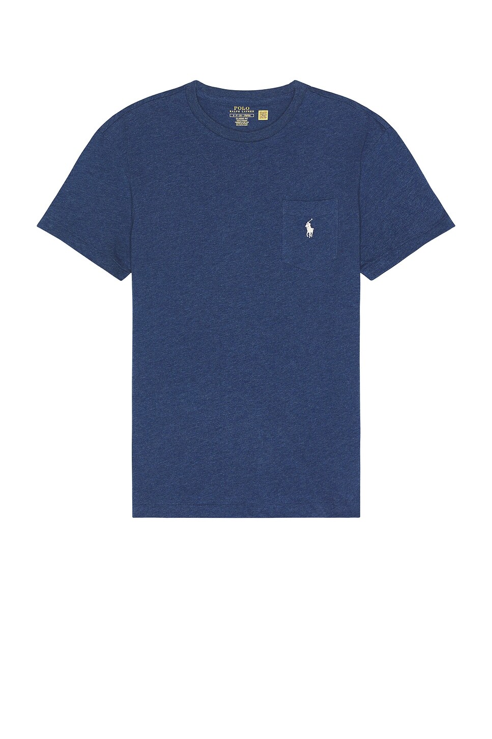 

Футболка с круглым вырезом и карманами Polo Ralph Lauren, цвет Derby Blue Heather
