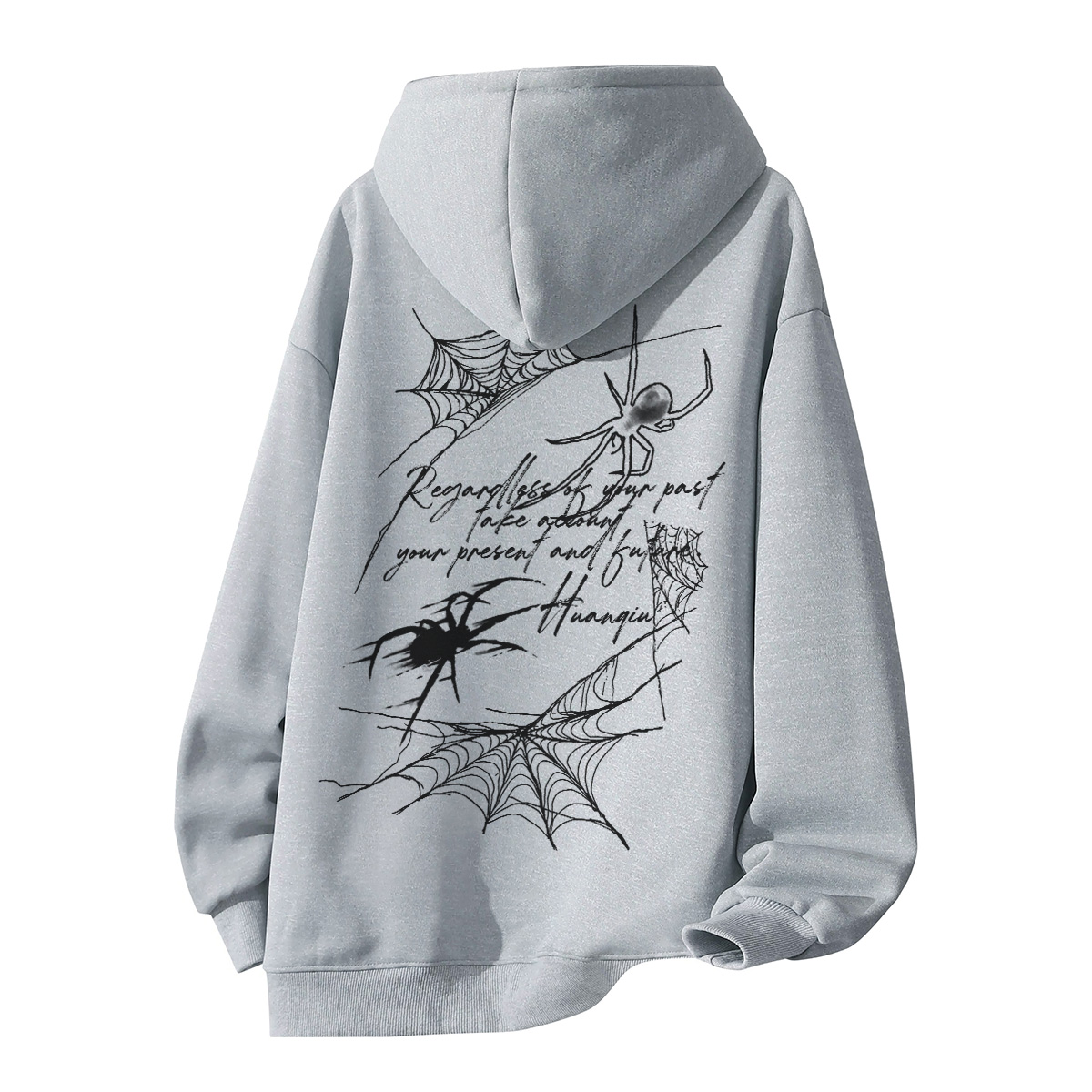 

Толстовка Unisex Hooded Moderate Heavyweight HUANQIU, светло-серый