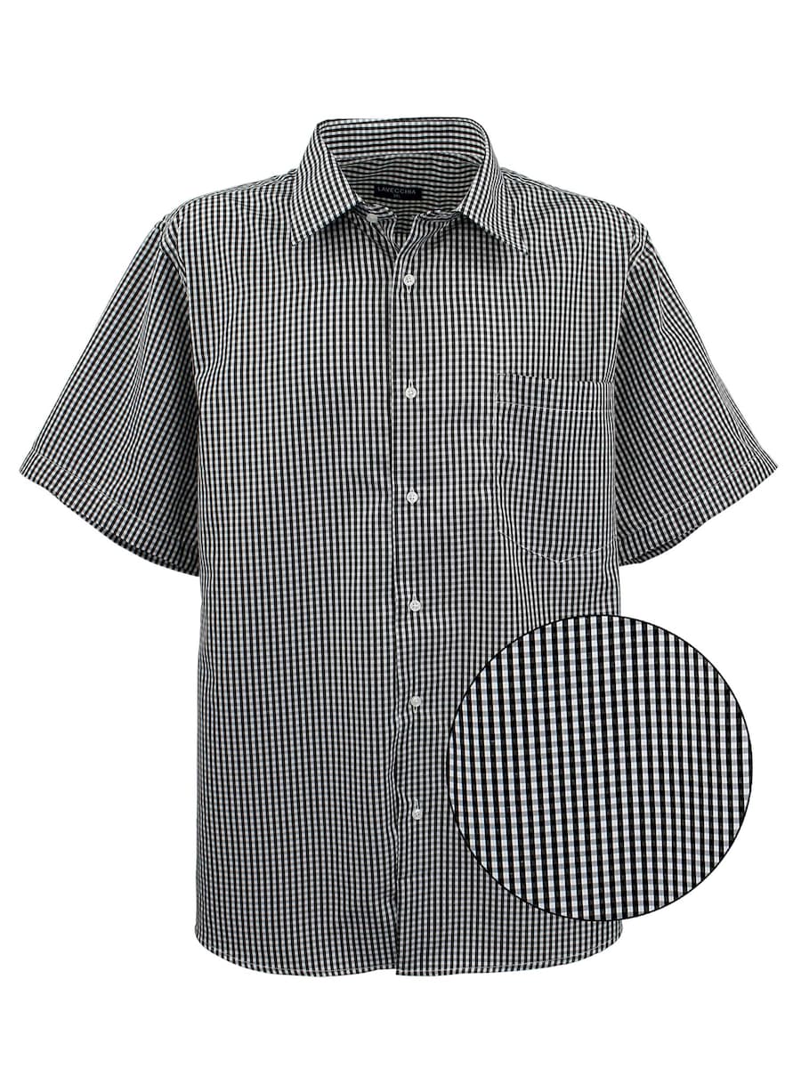 

Рубашка на пуговицах Comfort fit Lavecchia HKA19, черный