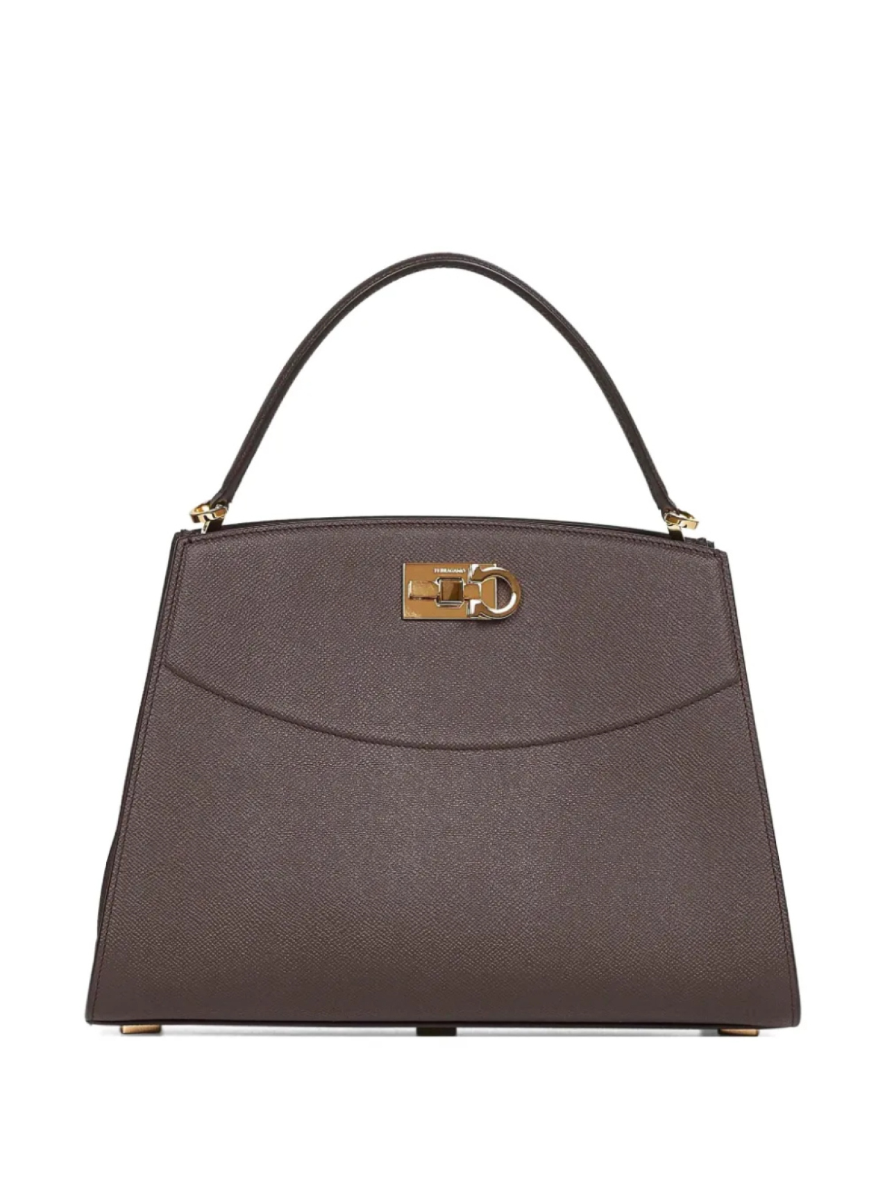 

Сумка-тоут Ferragamo Gancio из кованой телячьей кожи с застежкой