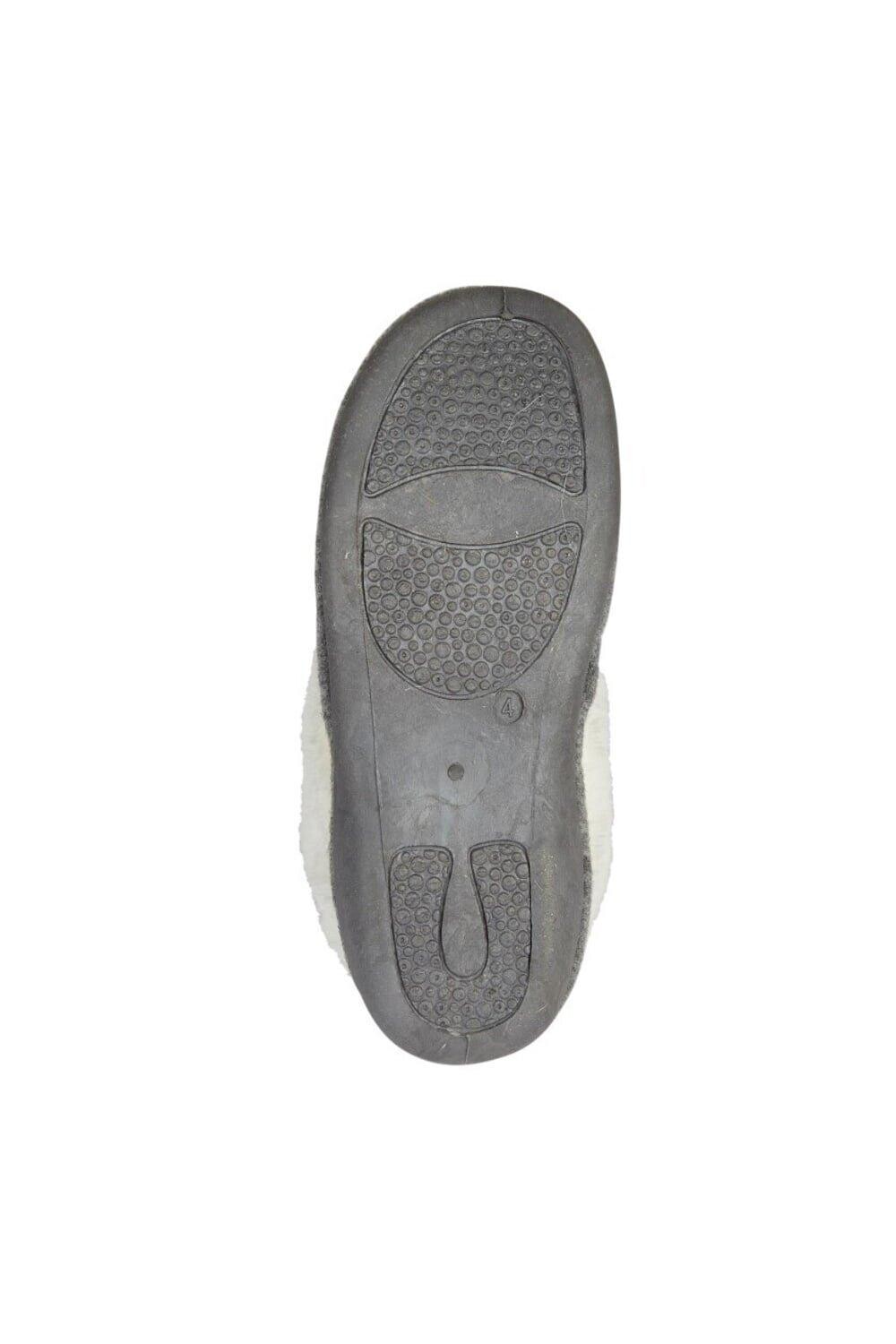 Тапочки из искусственного меха овцы Sleepers, серый — фото 3