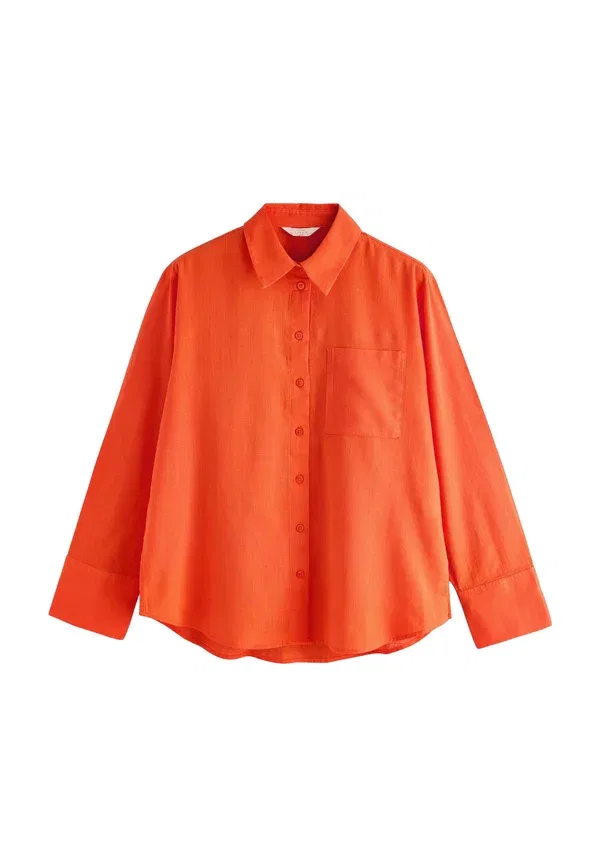 Блуза Next, Button down blouse, оранжевый