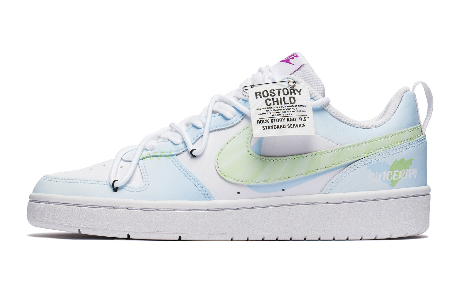 

Кроссовки Nike Court Borough Skateboard Shoes Women's Low-Top Blue