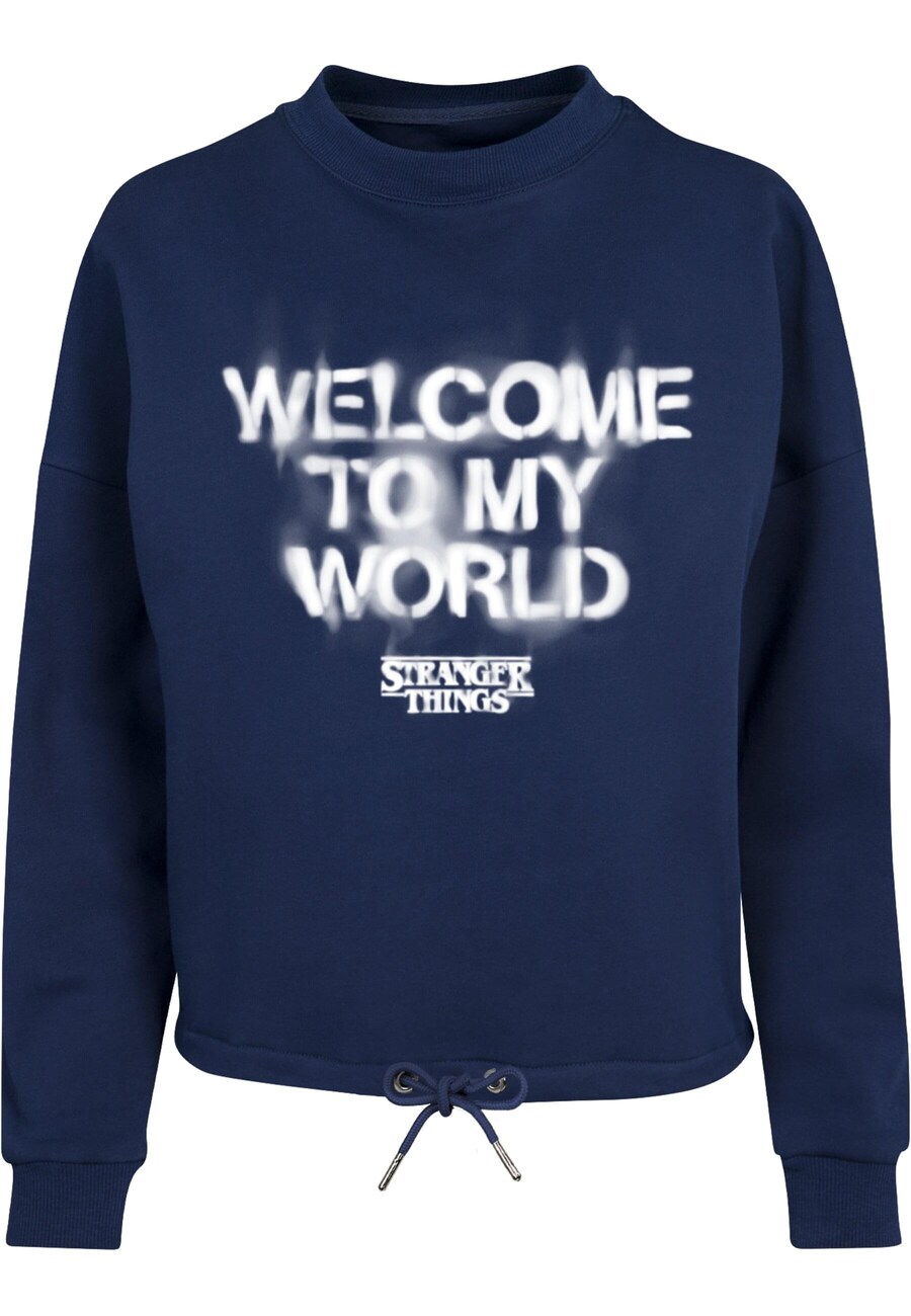 

Толстовка ABSOLUTE CULT Stranger Things - Welcome To My World, темно-синий