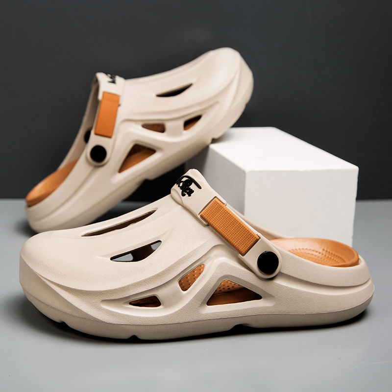 CariteSport Клоги мужские бело-оранжевые, цвет White Orange — фото 4