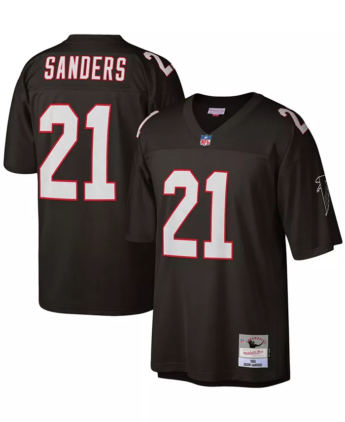 

Мужская футболка-реплика Atlanta Falcons Legacy - Deion Sanders Mitchell & Ness
