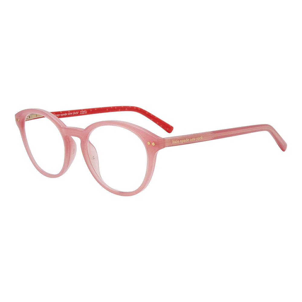 

Kate Spade KS Kinslee 35J 0.00 женские круглые очки 48 мм, розовый