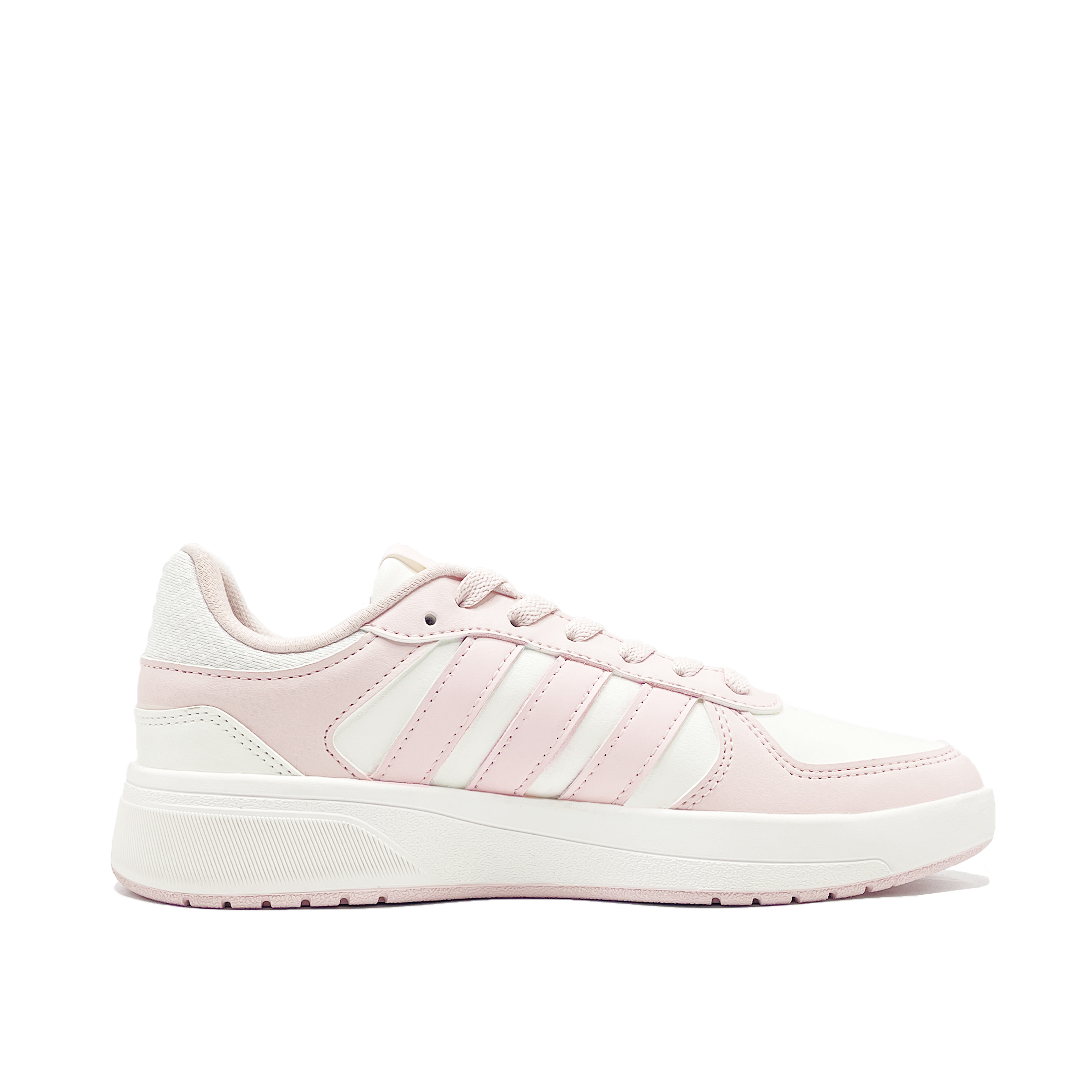 Adidas Courtbeat Cherry Blossom Snow Wrapping, износостойкие и нескользящие низкие скейтборд-кроссовки унисекс Pink White — фото 3