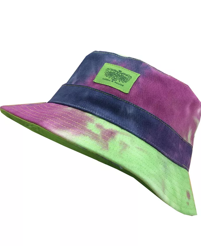 

Унисекс реверсивная бейсболка Tie Dye с двусторонним ношением Angela & William, мультиколор