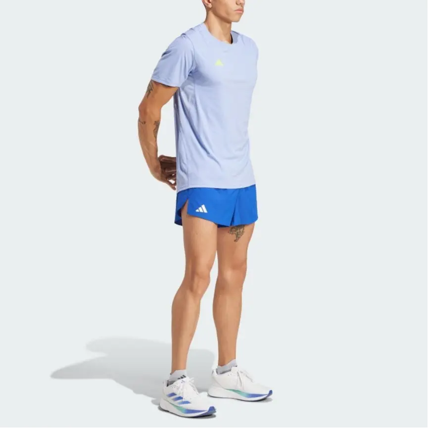 AdizeroESSENTIALS Футболка мужская светло-голубая Adidas — фото 4