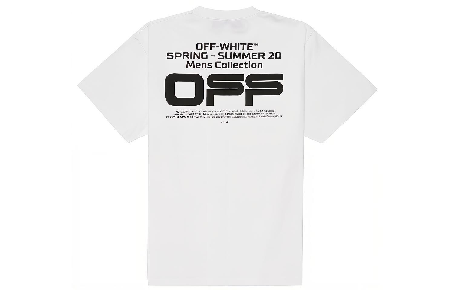 

Футболка свободного кроя с волнистыми линиями Off-White