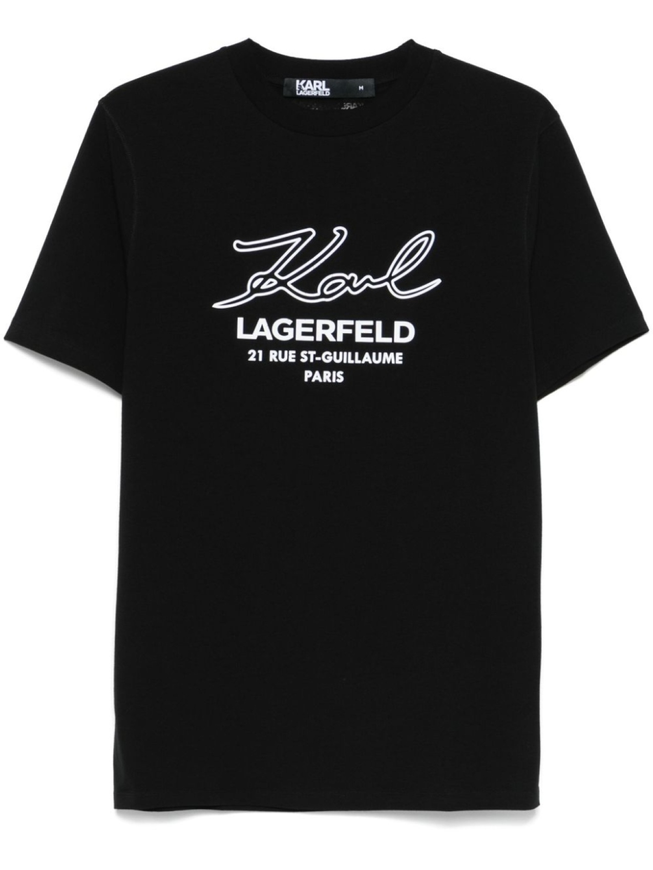 

Karl Lagerfeld футболка с логотипом, черный
