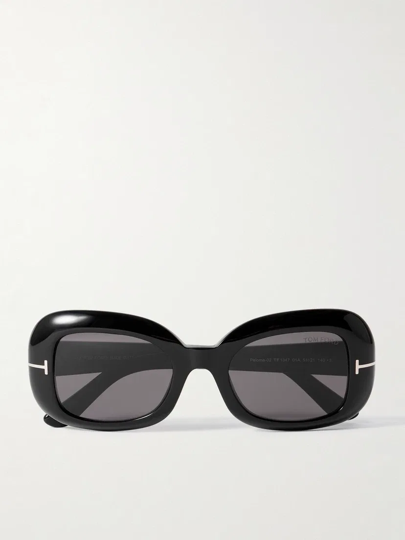 Солнцезащитные очки Paloma квадратной формы из ацетата TOM FORD Eyewear, черный
