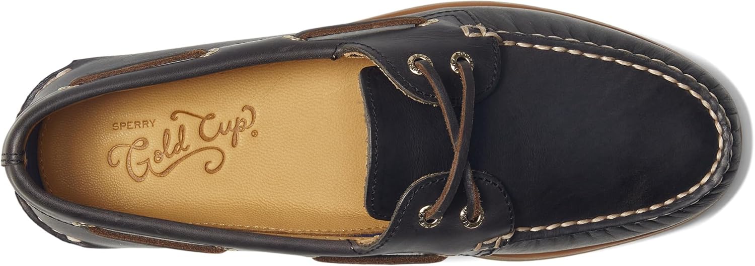 Мужские золотистые аутентичные двухглазые сезонные кроссовки Sperry — фото 4
