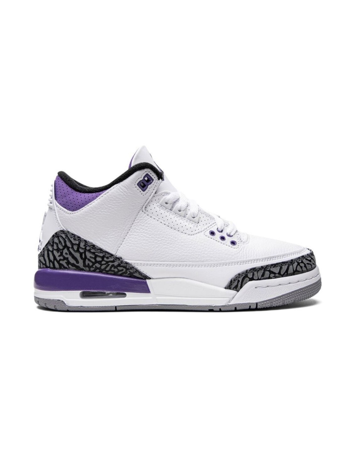 Jordan Kids кроссовки Air Jordan 3 Retro Iris, белый — фото 2