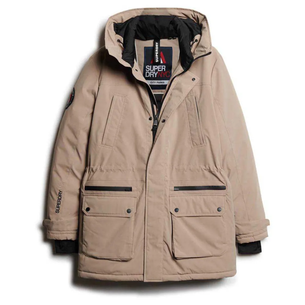 

Куртка Superdry City Padded, бежевый