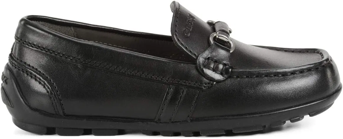 Geox Boys J New Fast Boy C Мокасины, Black — фото 3