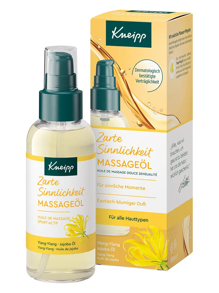Массажное масло с маслом жожоба и витамином E, Kneipp