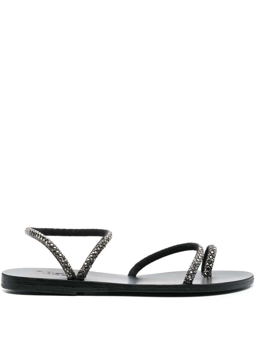 Сандалии Eleftheria с кристаллами Ancient Greek Sandals, черный