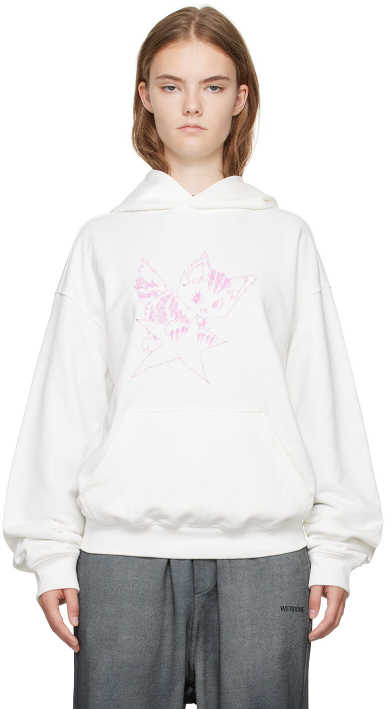 

Толстовка White Monster Fitted Hoodie We11done