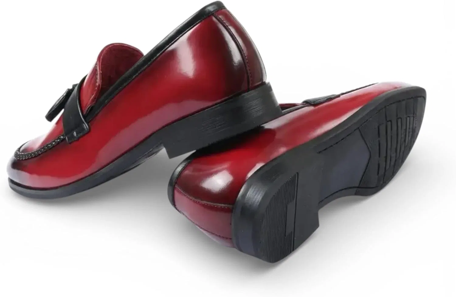 Лоферы мужские Dolcetto модельные красные Infinity Leather — фото 3