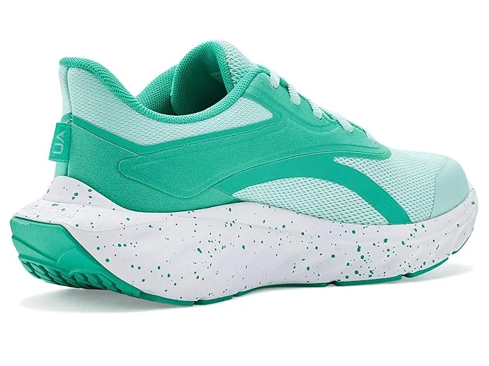 Кроссовки беговые Ascend Under Armour Kids, Refresh Mint/Green Mode/Metallic Silver — фото 4