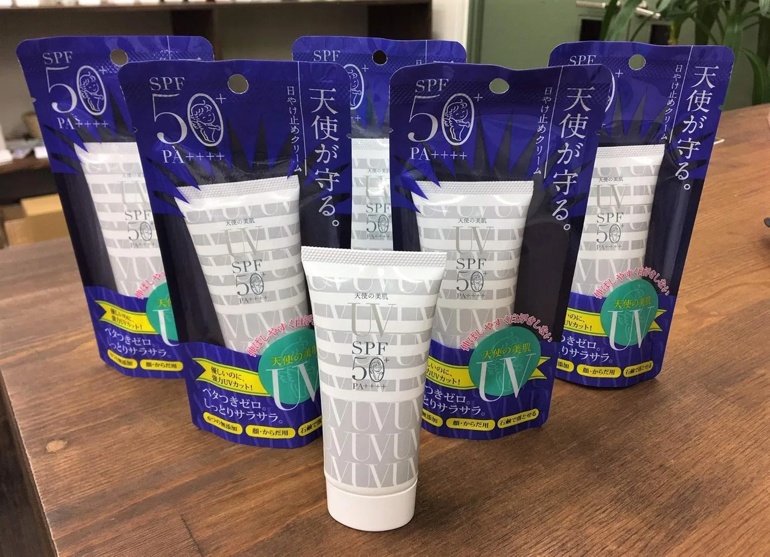 Солнцезащитный крем Angel Beauty Skin SPF50+ PA++++ 65 г Angelic Skin
