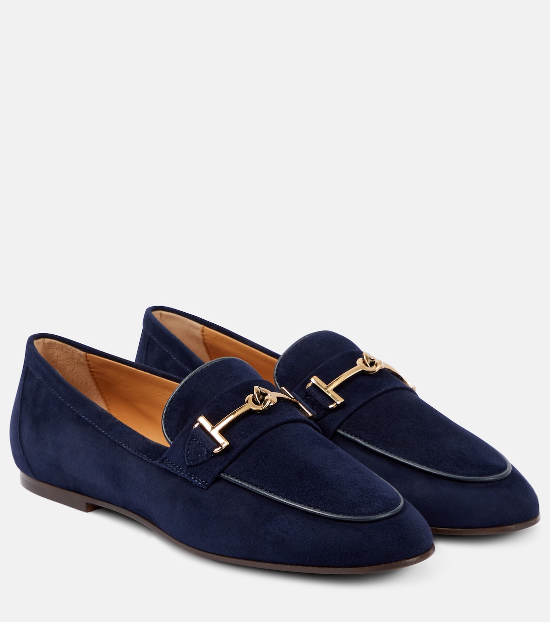Замшевые мокасины Tod's, Galassia Scuro