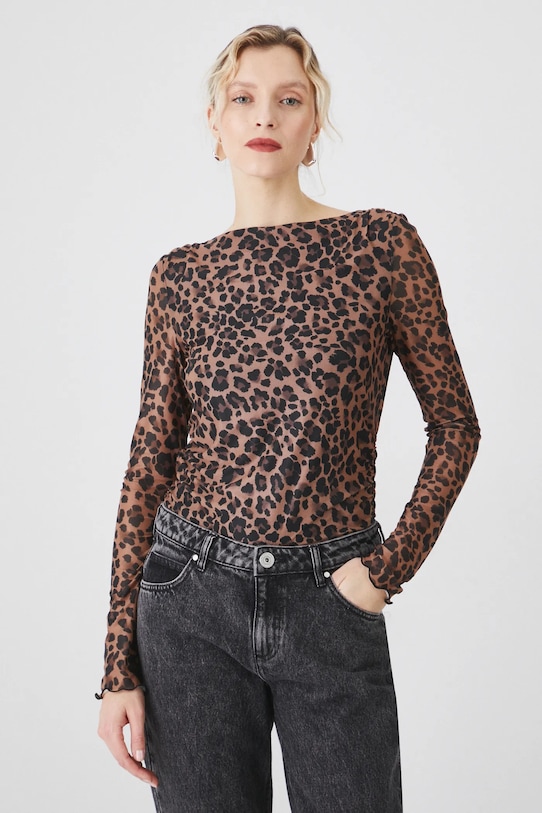 

Лонгслив Medicine, коричневый