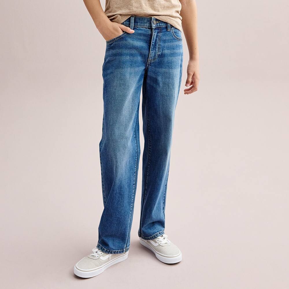

Джинсы свободного кроя Sonoma Goods For Life Flexwear для мальчиков 7–20 лет, цвет Indigo
