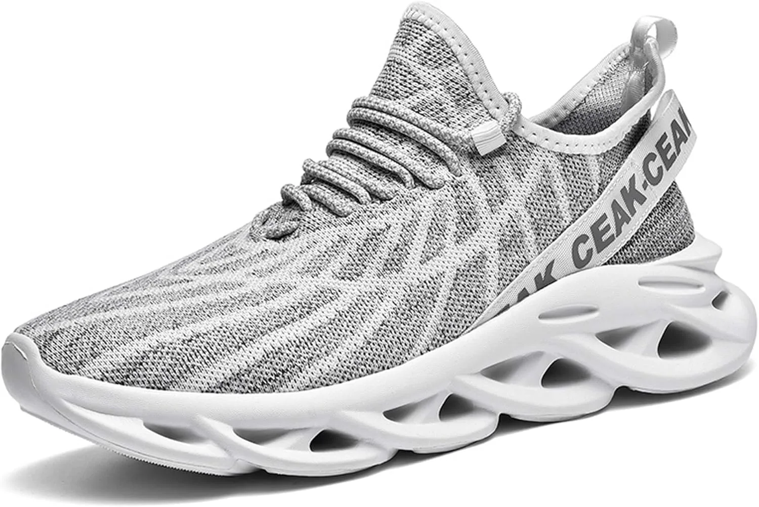

Мужские спортивные беговые кроссовки - дышащая сетка - модные кеды - мужские баскетбольные кроссовки больших размеров, противоскользящие с амортизацией для ходьбы - тренировочные теннисные рабочие кроссовки DZBAJRQM, белый
