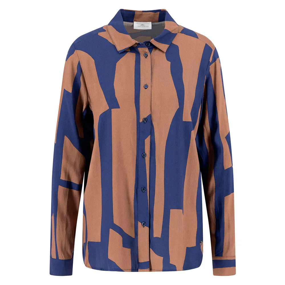 

Рубашка с длинным рукавом Fynch Hatton 25081841, коричневый