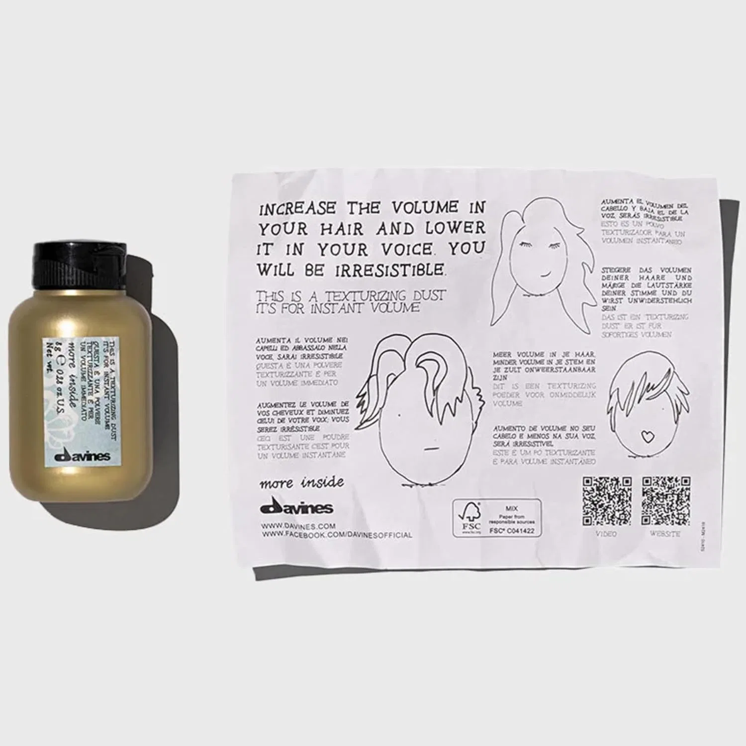 Текстурирующая пудра для волос «More Inside Texturizing Dust» от Davines Davines — фото 2