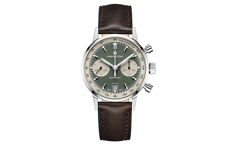 

Hamilton Часы Men's Watch, Green Dial H38416560