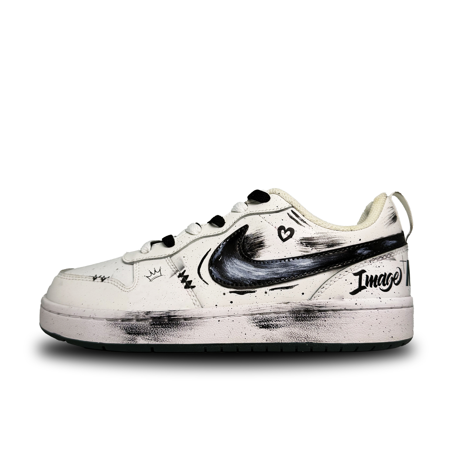 

Детские скейтерские кеды Court Borough Nike, черный