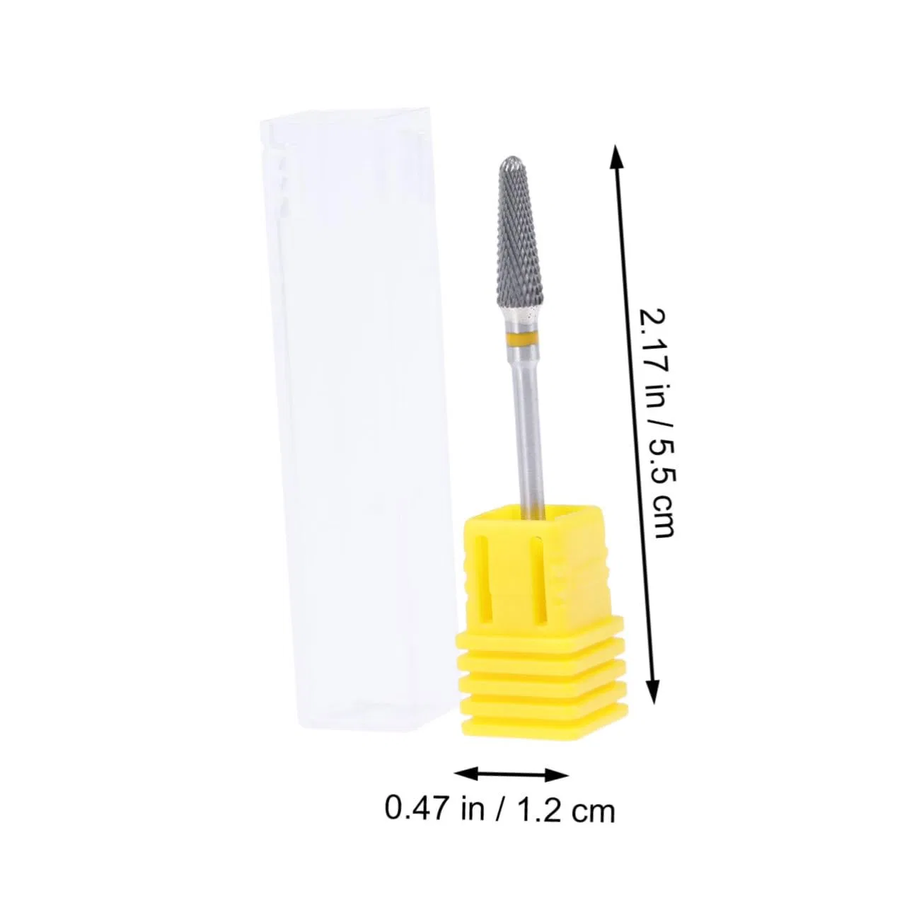 Набор из 2 фрез для маникюра minkissy из вольфрамовой стали ‎Minkissy, Yellow X 2 Pieces — фото 4