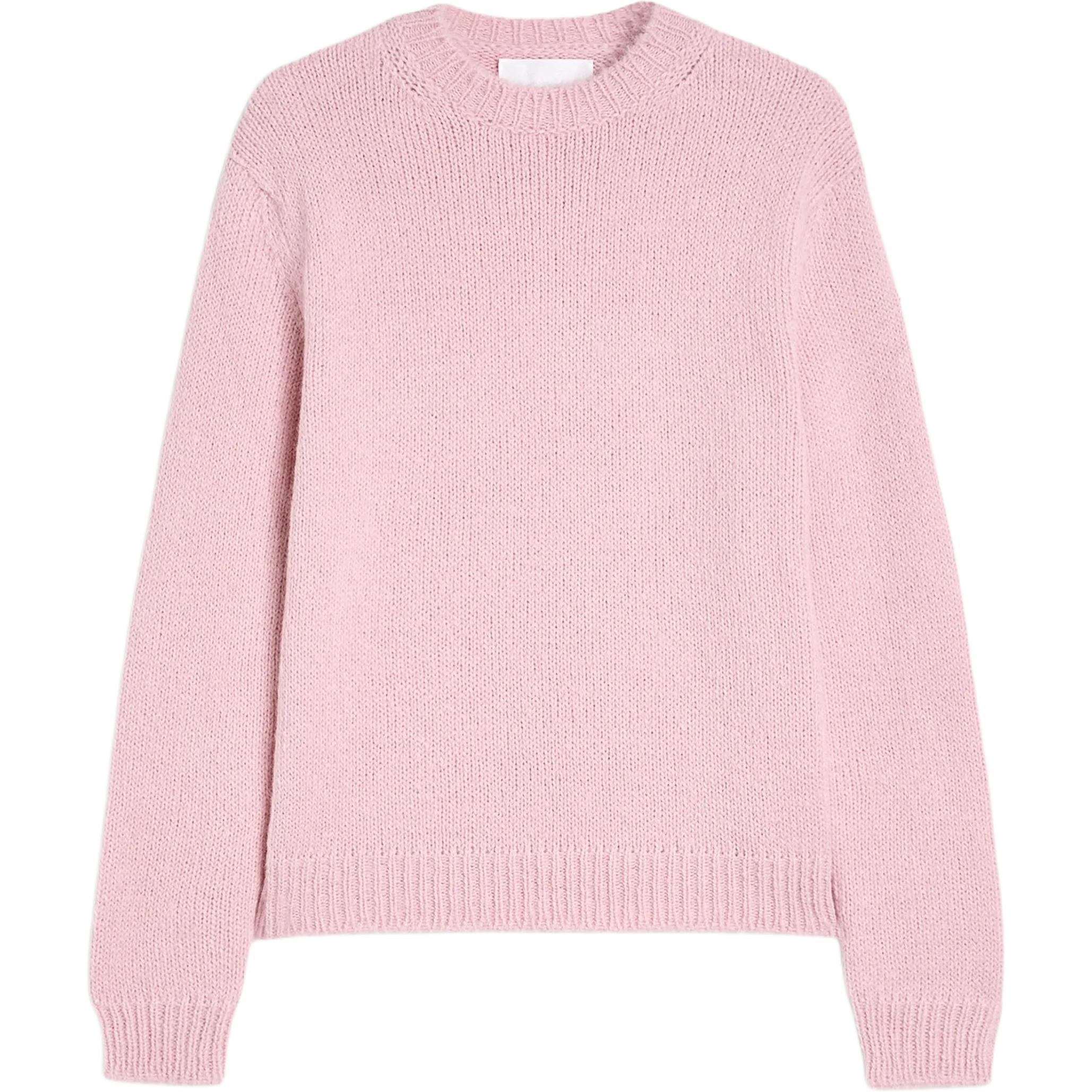 

Свитер из смесовой альпаки с резинкой на манжетах JIL SANDER, розовый