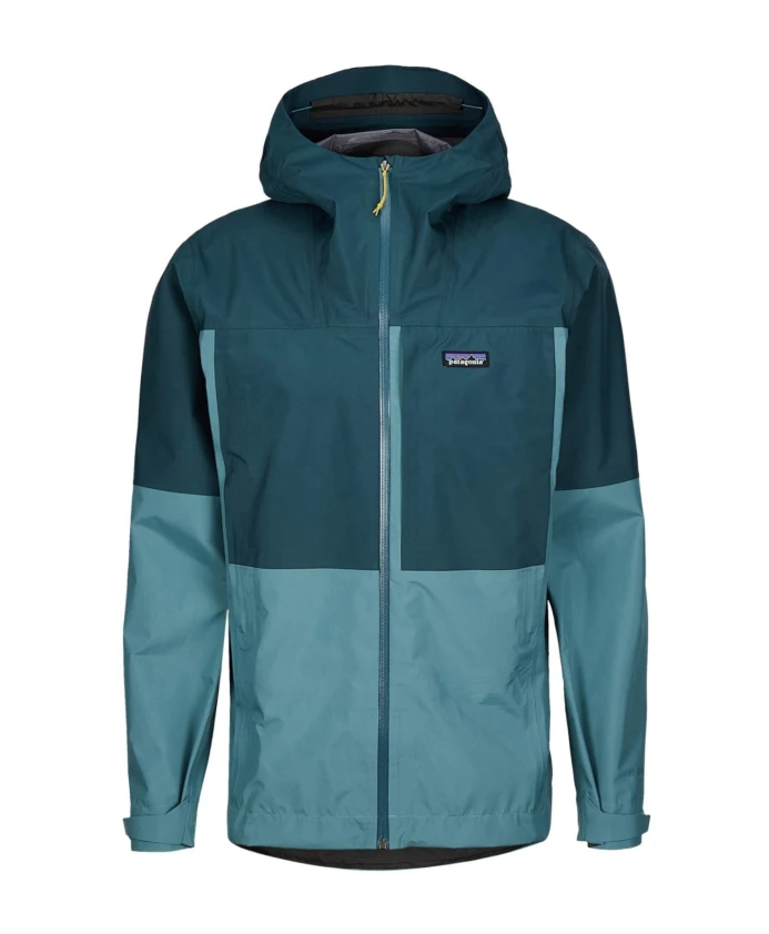 

Дождевая куртка из рипстопа, цвет болотный синий. Patagonia, синий