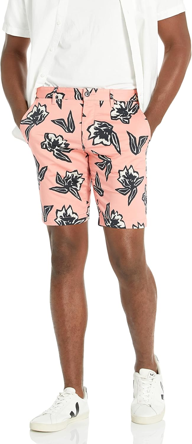 

BOSS Мужские шорты Schino Slim Fit, Coral Flowers
