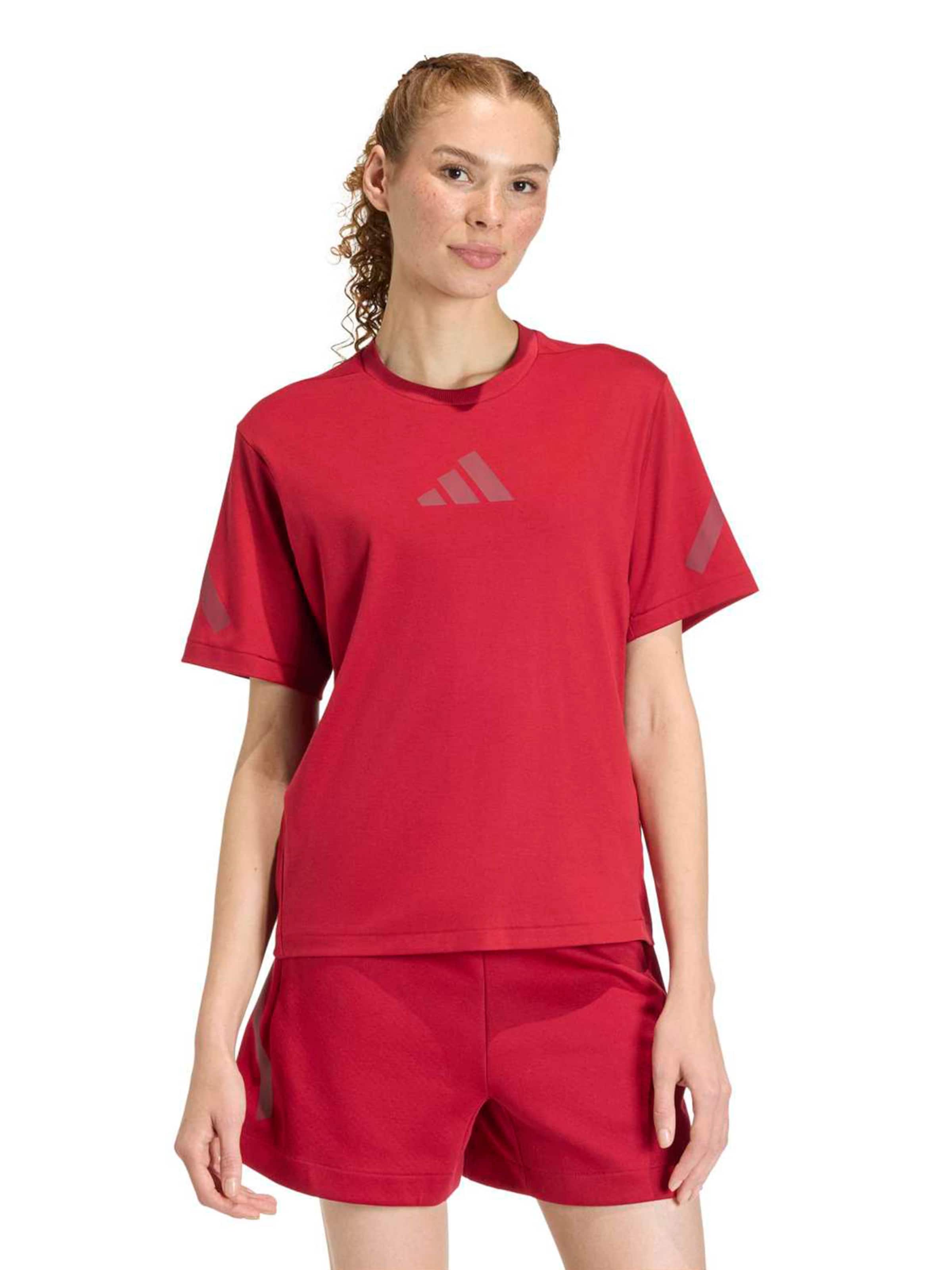 Adidas Sportswear Футболка для тренировок 'Z.N.E.' в темно-красном цвете — фото 2