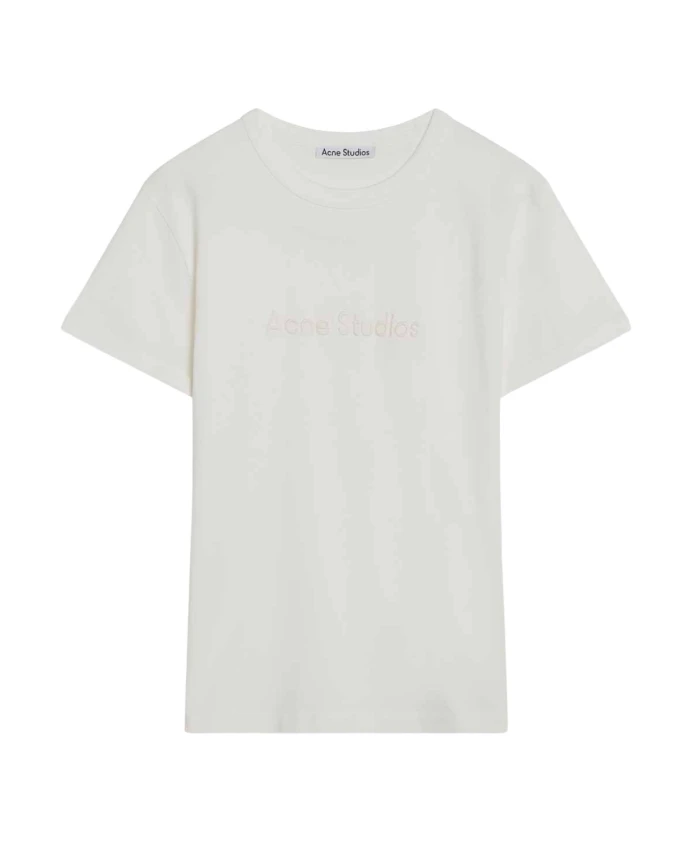 

Футболка girocollo manica corta Acne Studios, белый
