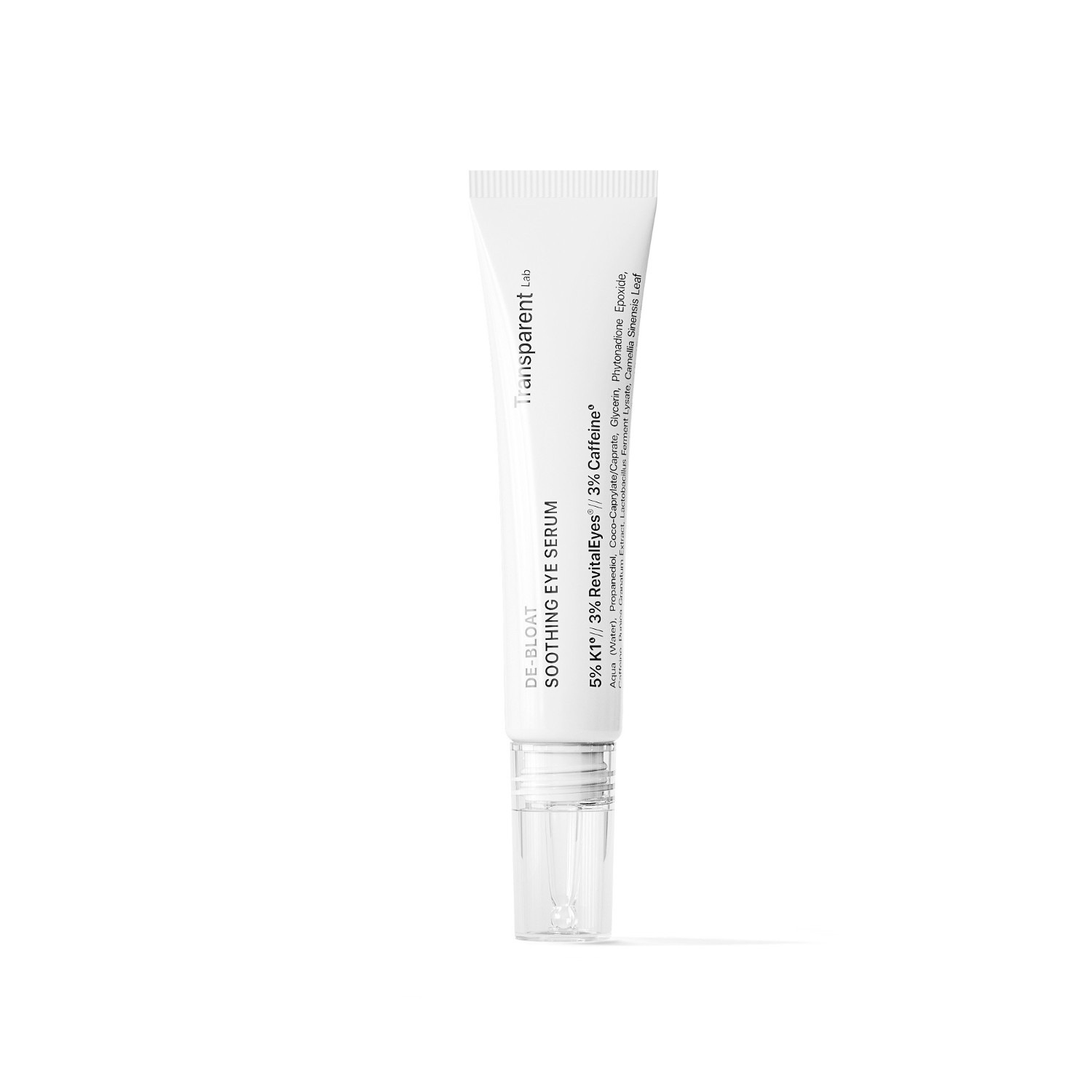 

Сыворотка для глаз de-bloat soothing Transparent Lab, объем 15 мл