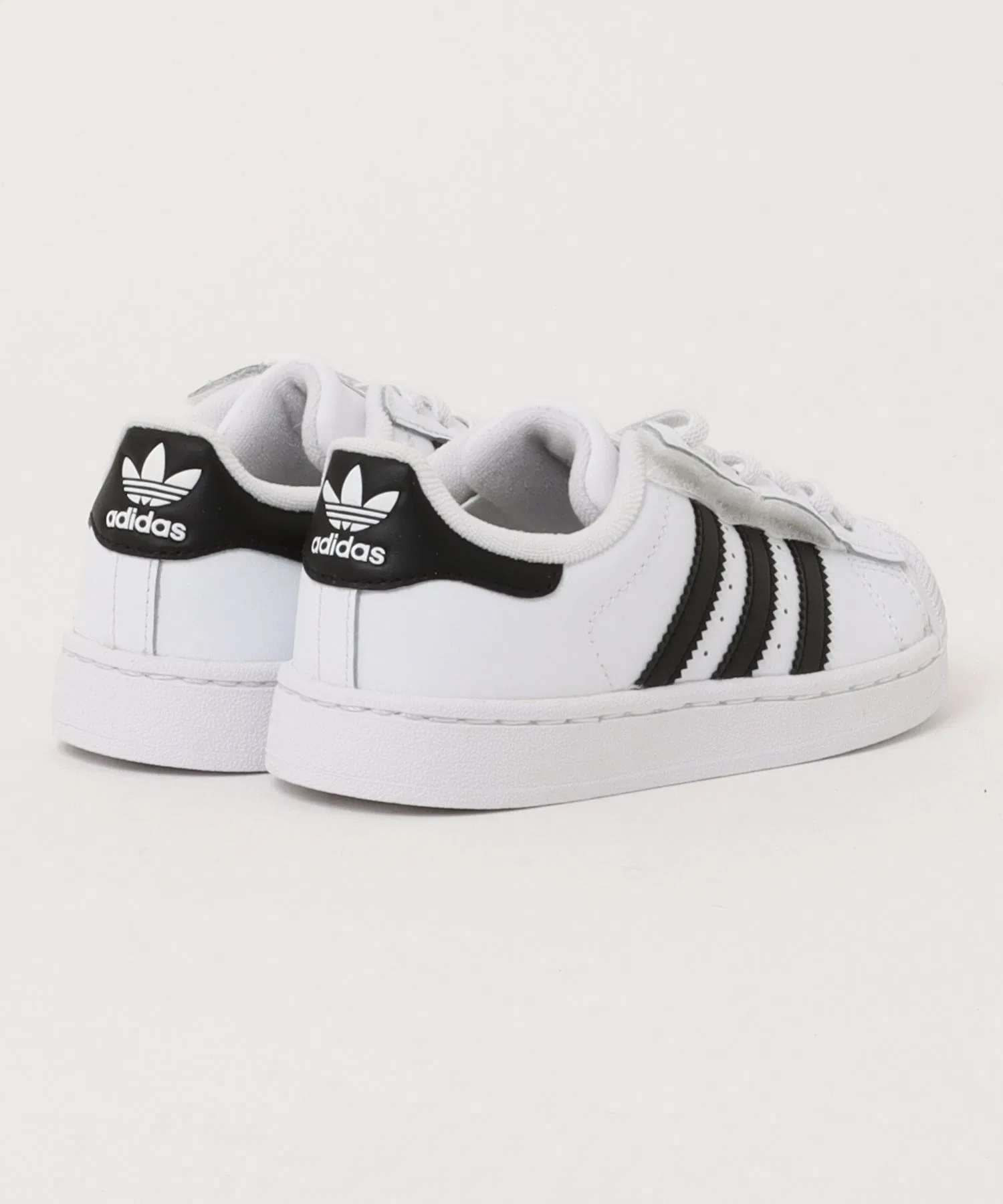 Детские кроссовки Adidas Superstar II CF EL белые — фото 2