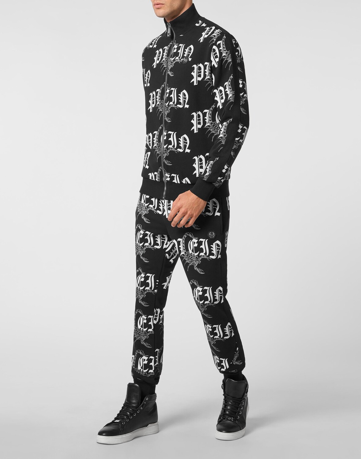 

Спортивный топ/брюки Скорпион Philipp Plein, черный