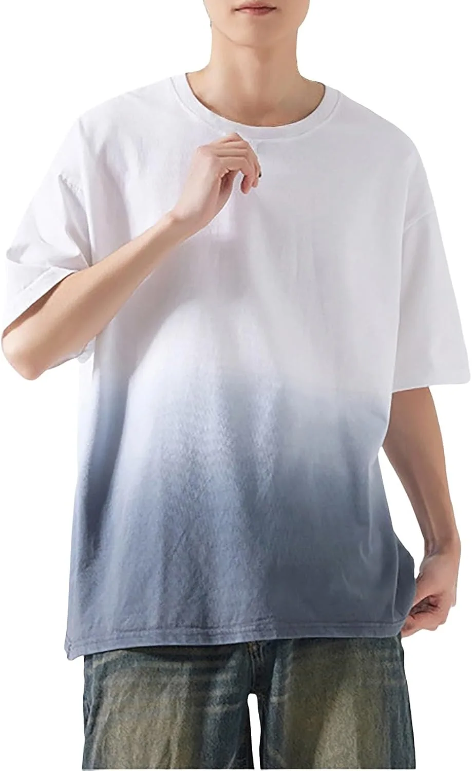 

Мужская хлопковая футболка летняя с длинным рукавом Slim Fit Heavyweight