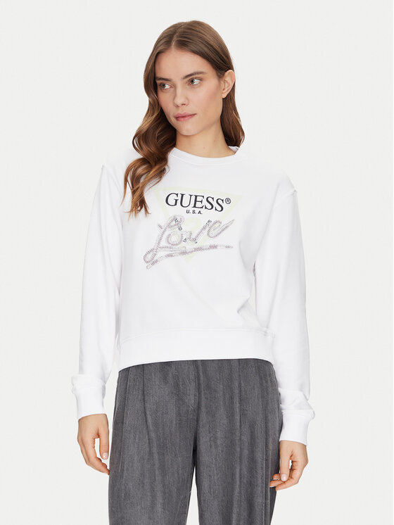 

Толстовка обычного кроя W5GQ05 KB683 Guess, белый