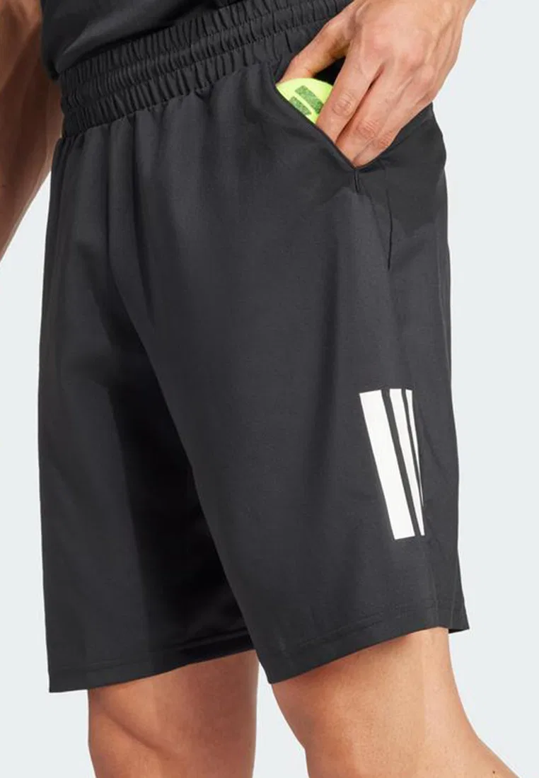 Шорты теннисные Climacool с тремя полосками, мужские, Adidas, черный — фото 3